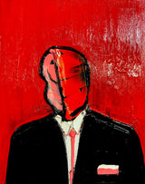 SOLD - Banker in the red room